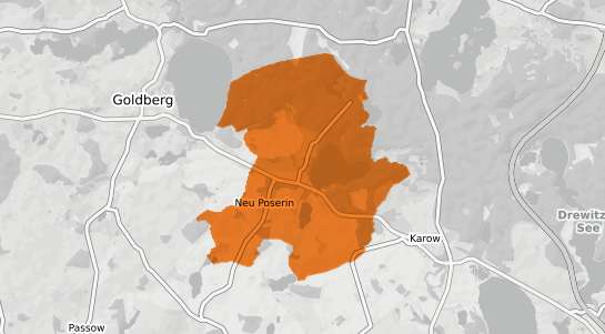 Mietspiegelkarte Neu Poserin